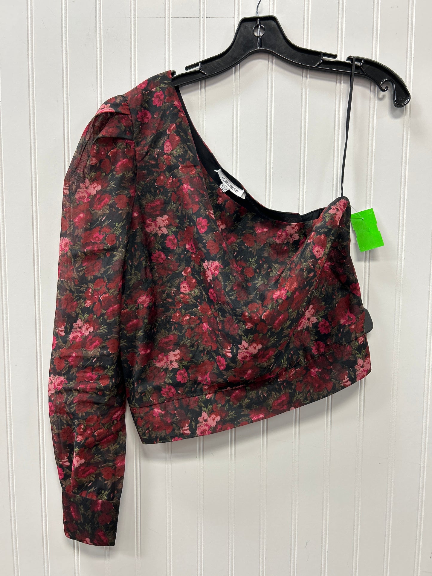 Blouse Ls By Good American In Red, Size:2