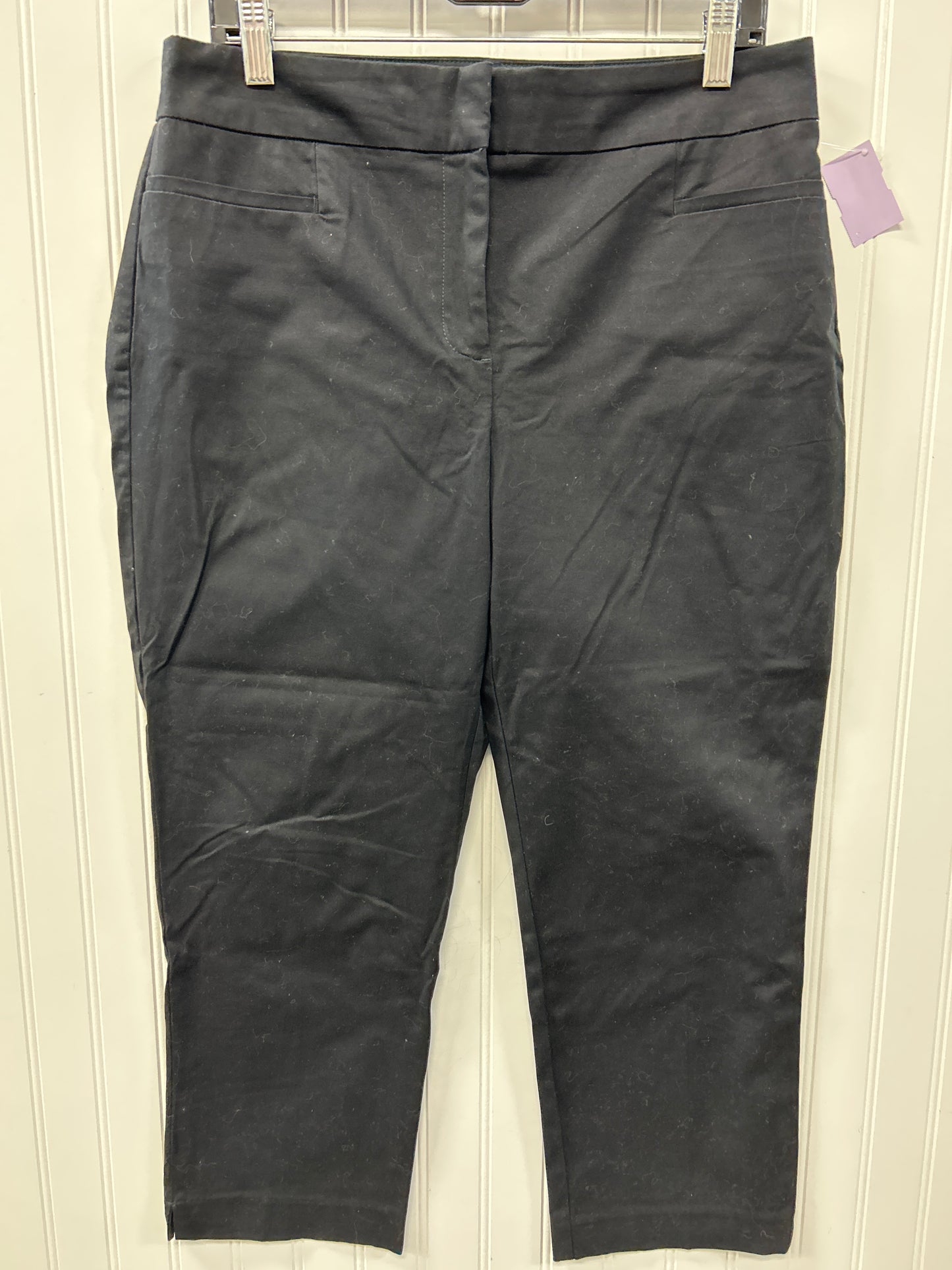 Capris By Ann Taylor In Black, Size:10