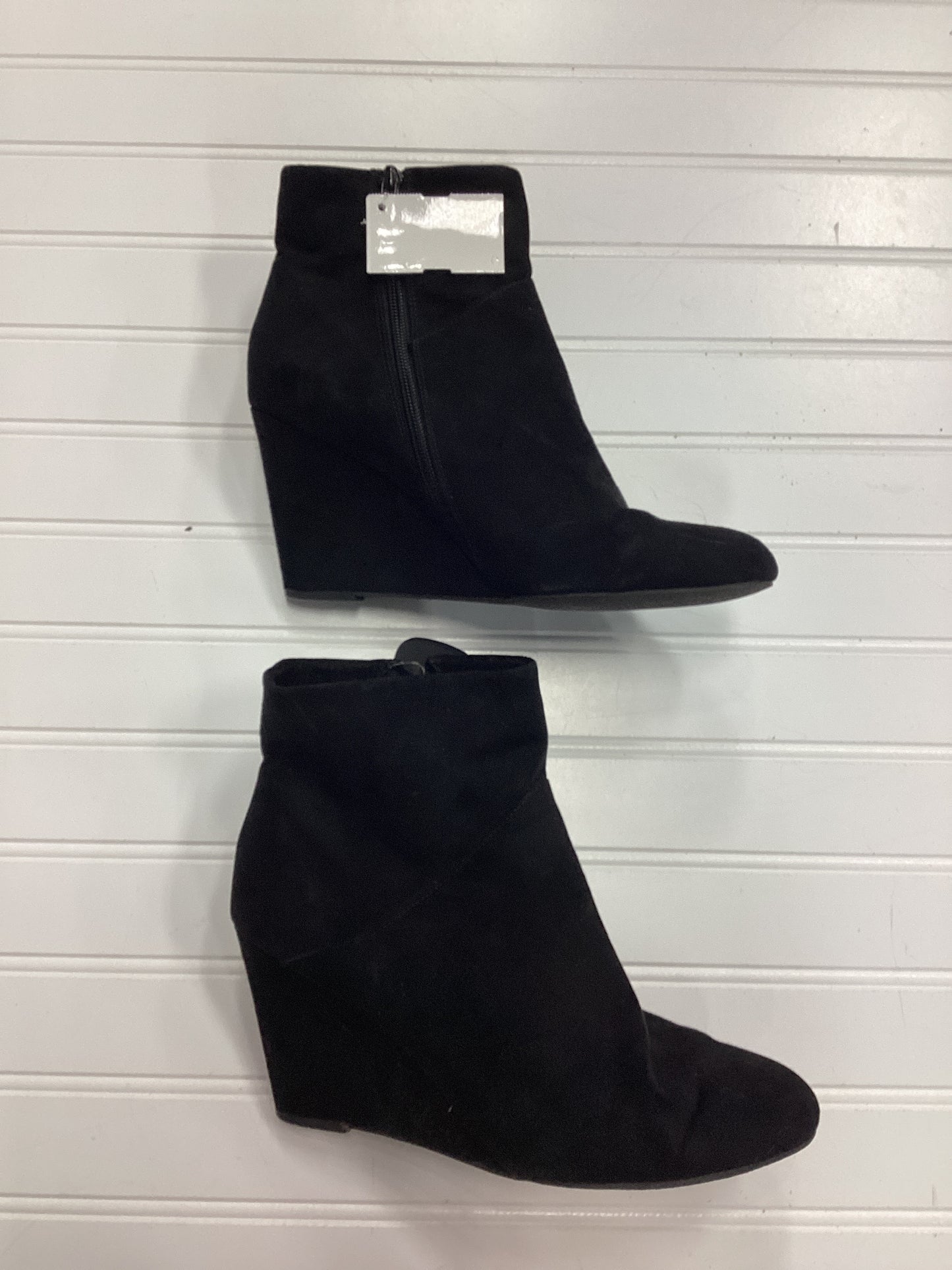 Boots Ankle Heels By Christian Siriano In Black, Size:9.5
