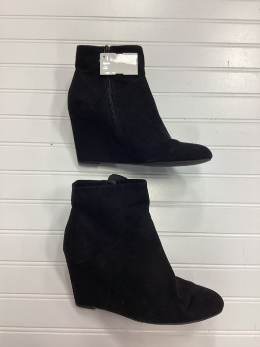 Boots Ankle Heels By Christian Siriano In Black, Size:9.5