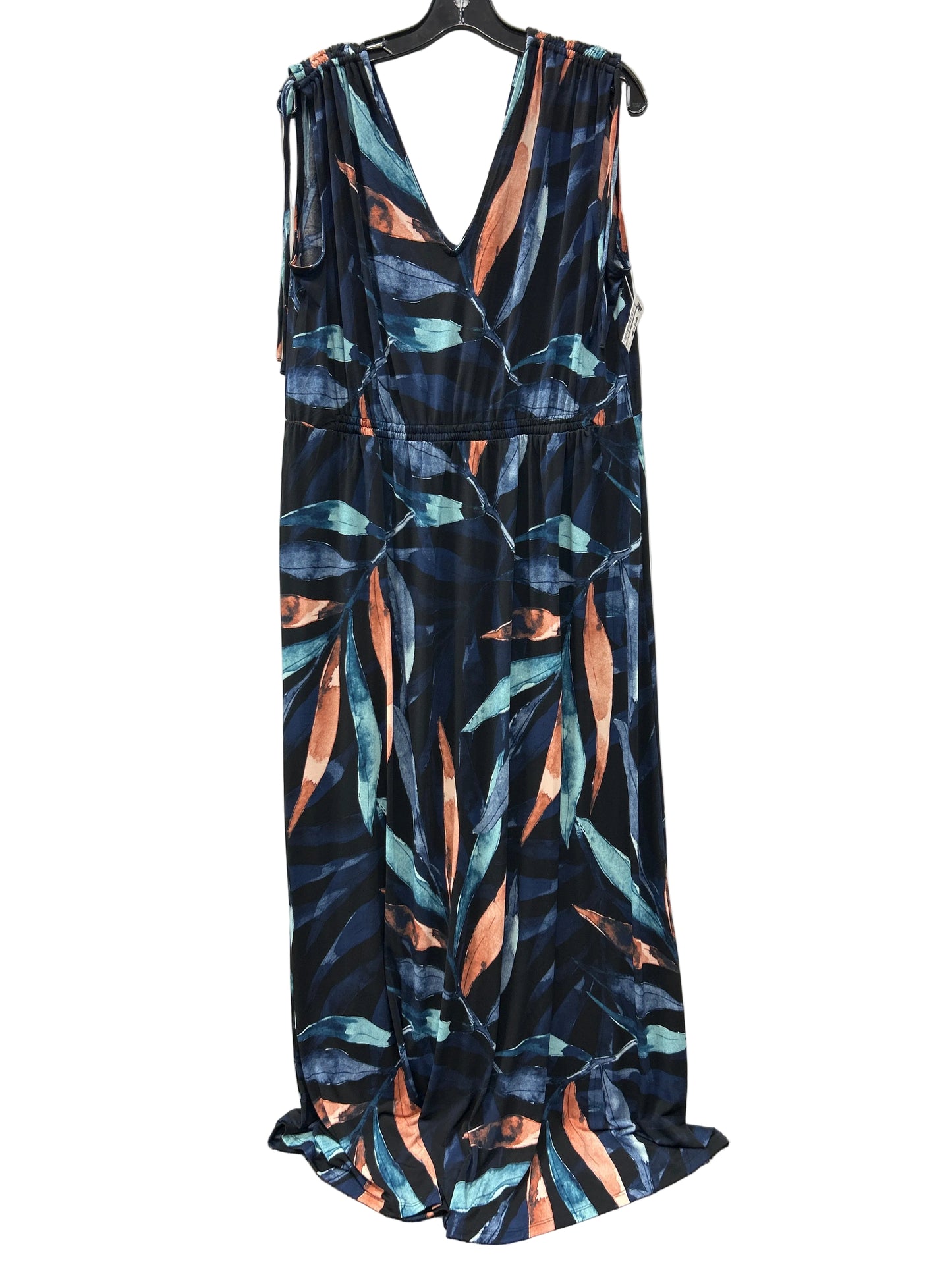 Dress Casual Maxi By Iman Hsn In Navy, Size:Xl