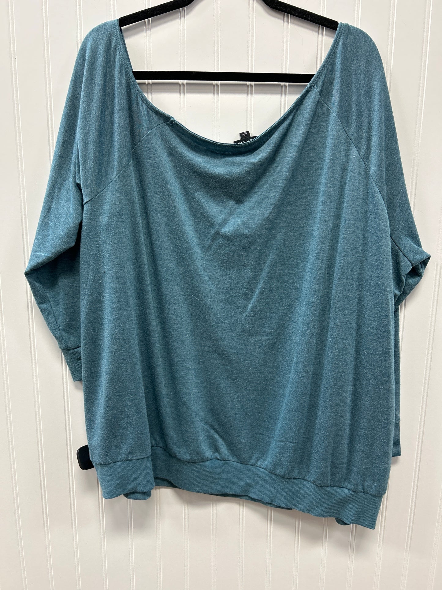 Top Ls By Torrid In Teal, Size:3X
