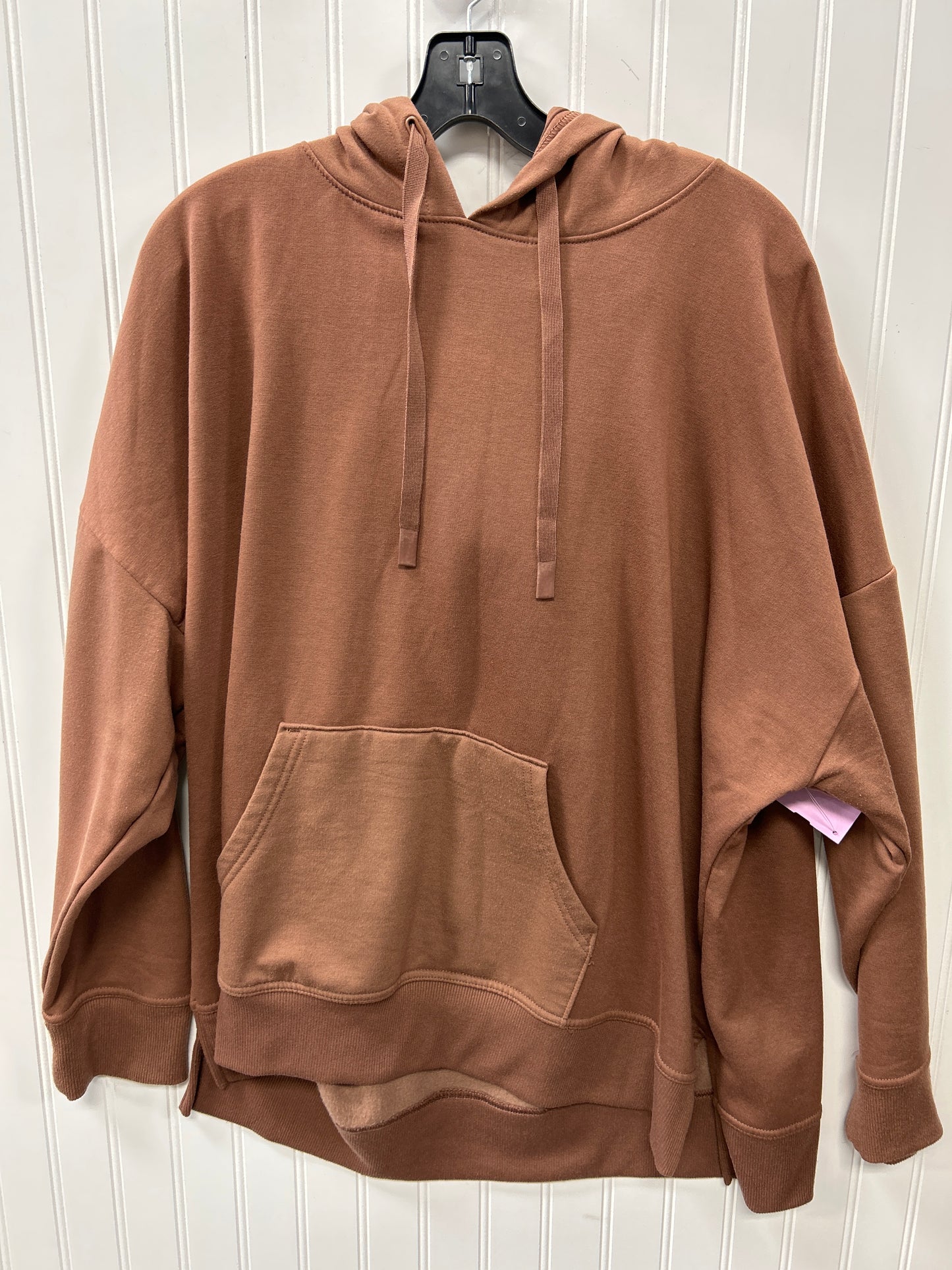 Sweatshirt Hoodie By Athletic Works In Brown, Size:2X