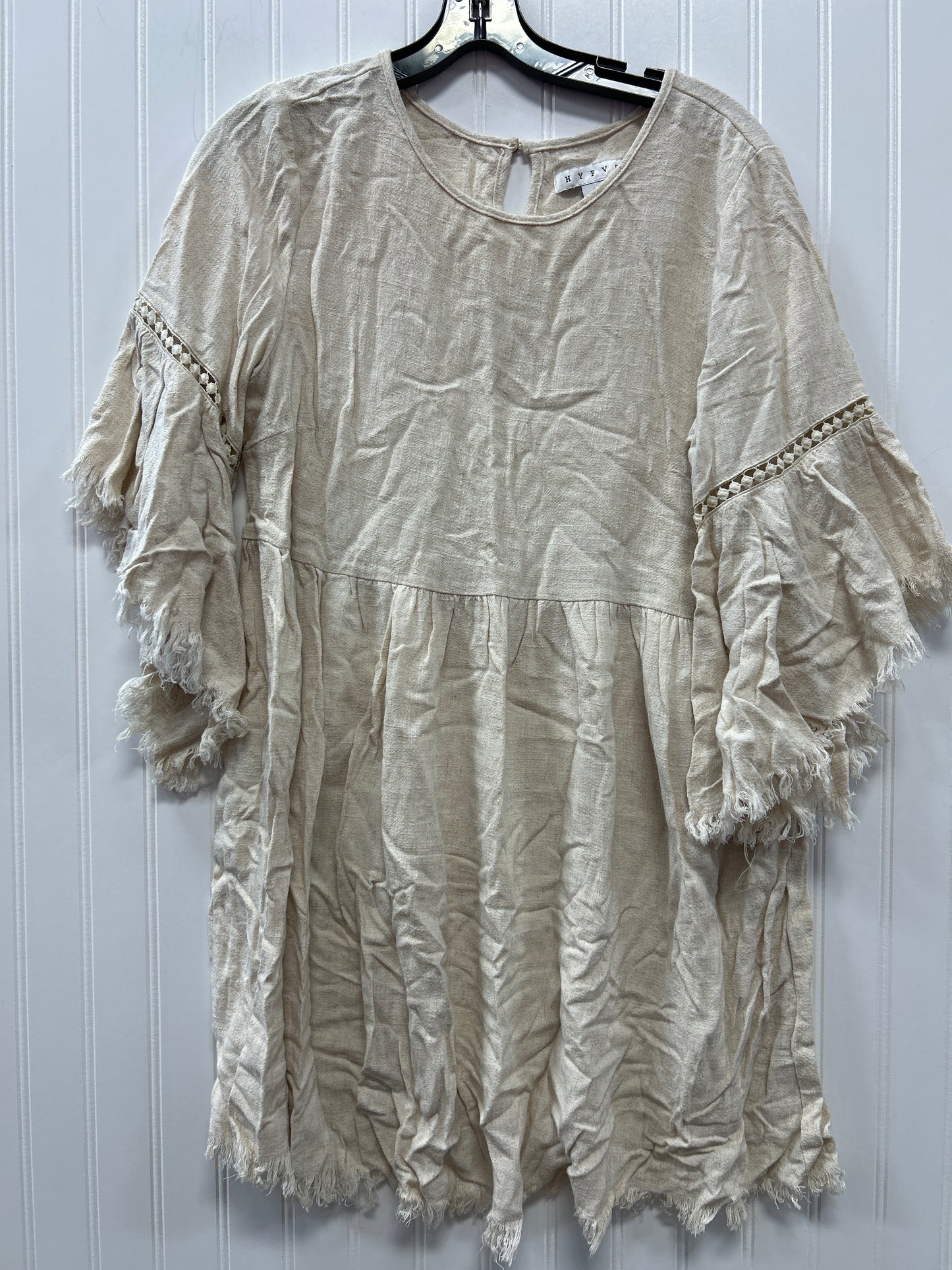 Dress Casual Midi By Hyfve In Cream, Size:S