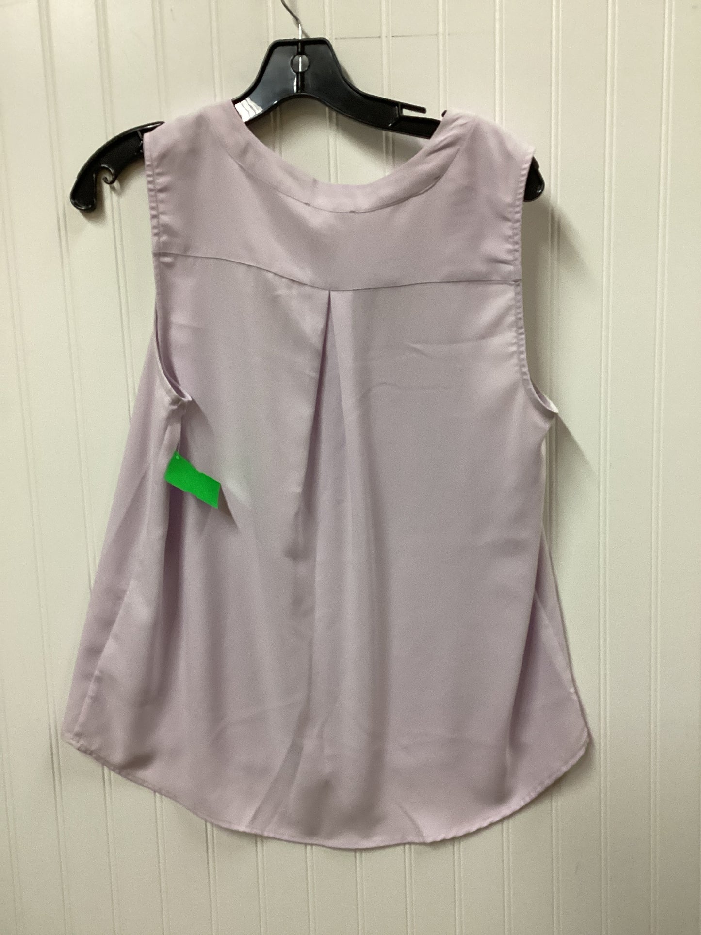 Blouse Sleeveless By Carolina Belle In Purple, Size:L