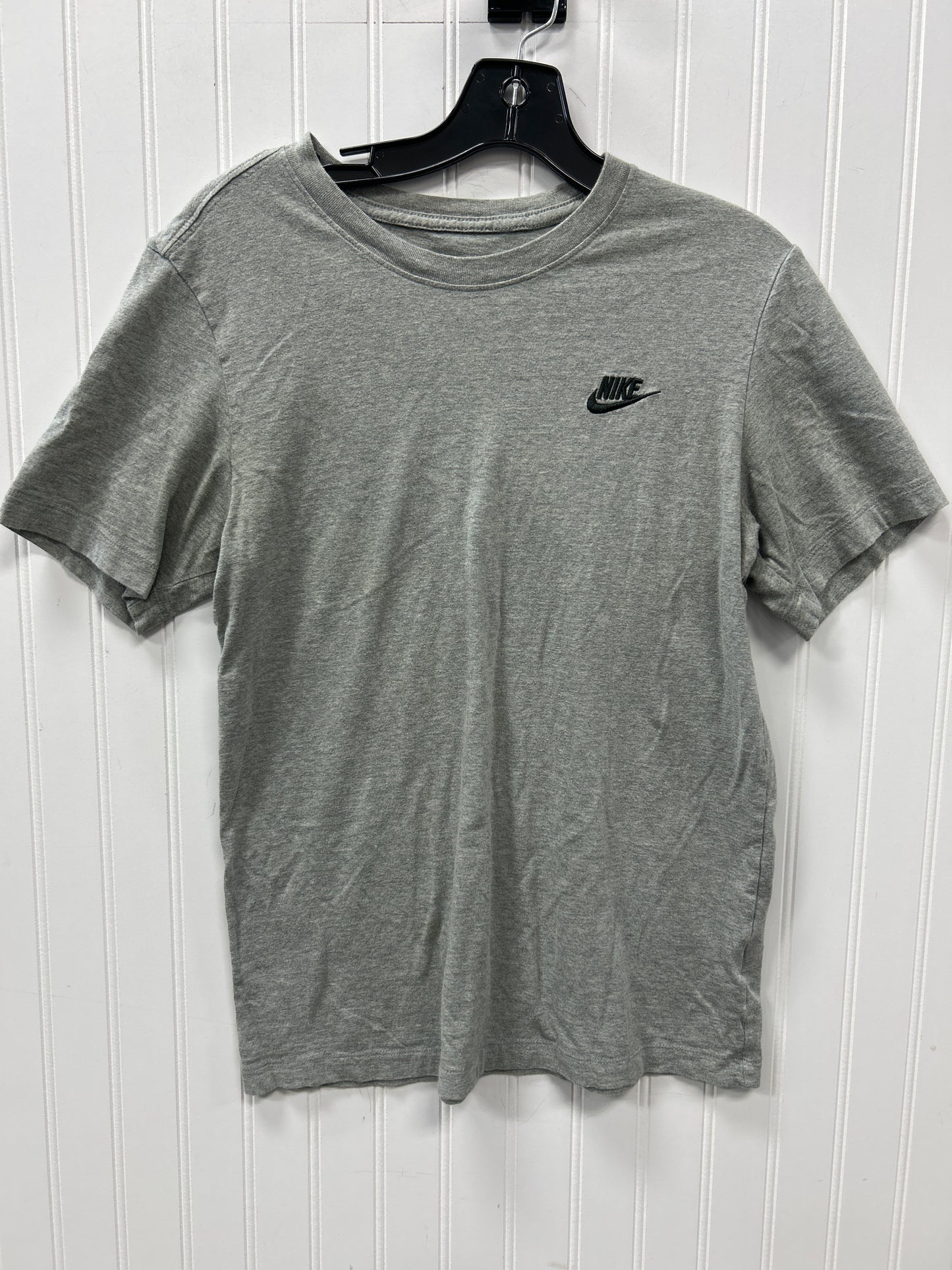 Athletic Top Ss By Nike Apparel In Grey, Size:S