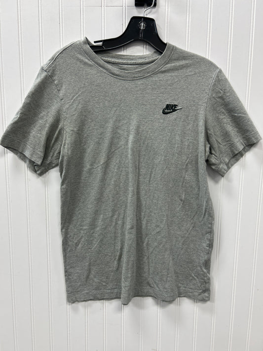 Athletic Top Ss By Nike Apparel In Grey, Size:S