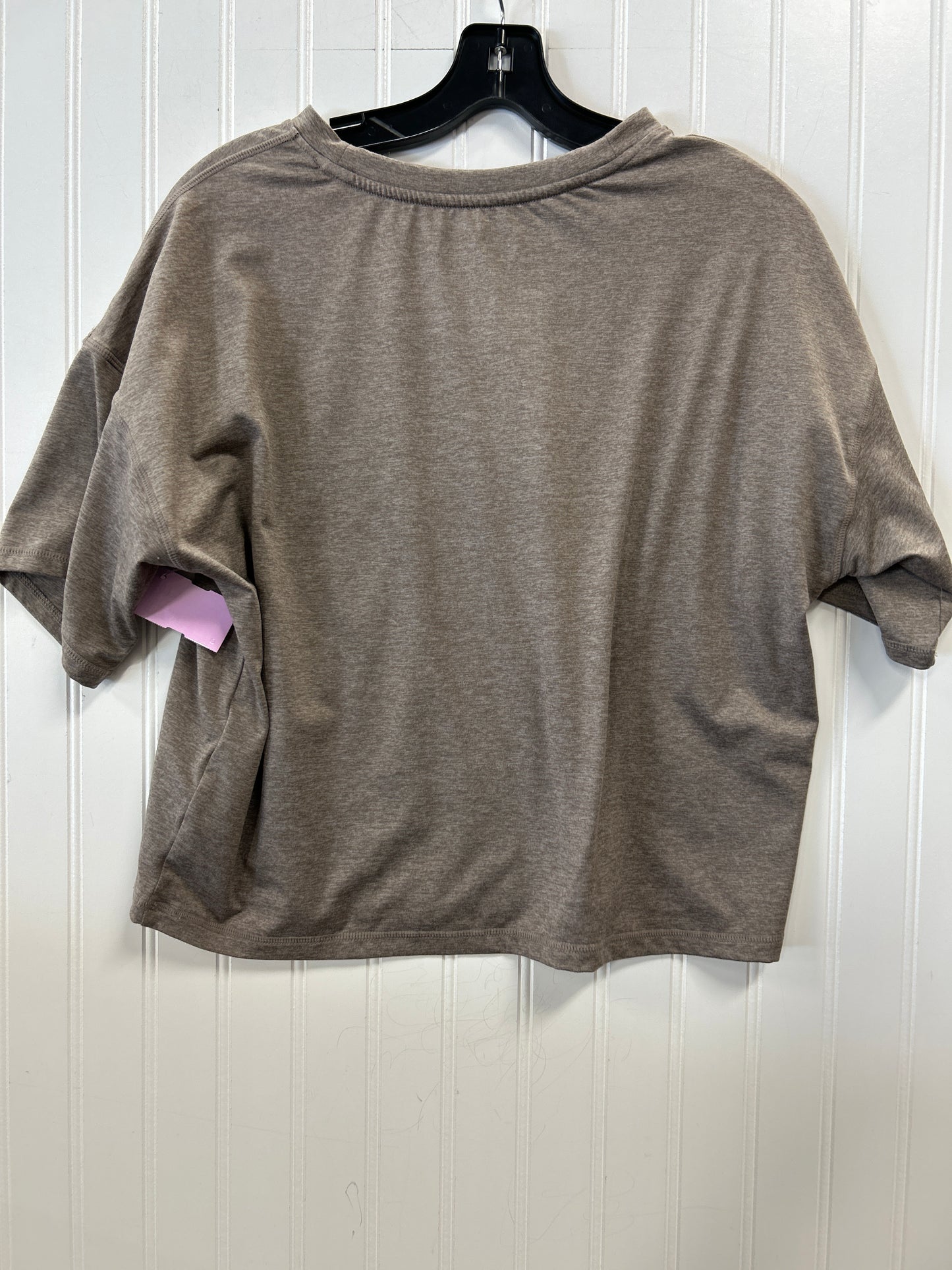 Athletic Top Ss By Dkny In Brown, Size:S