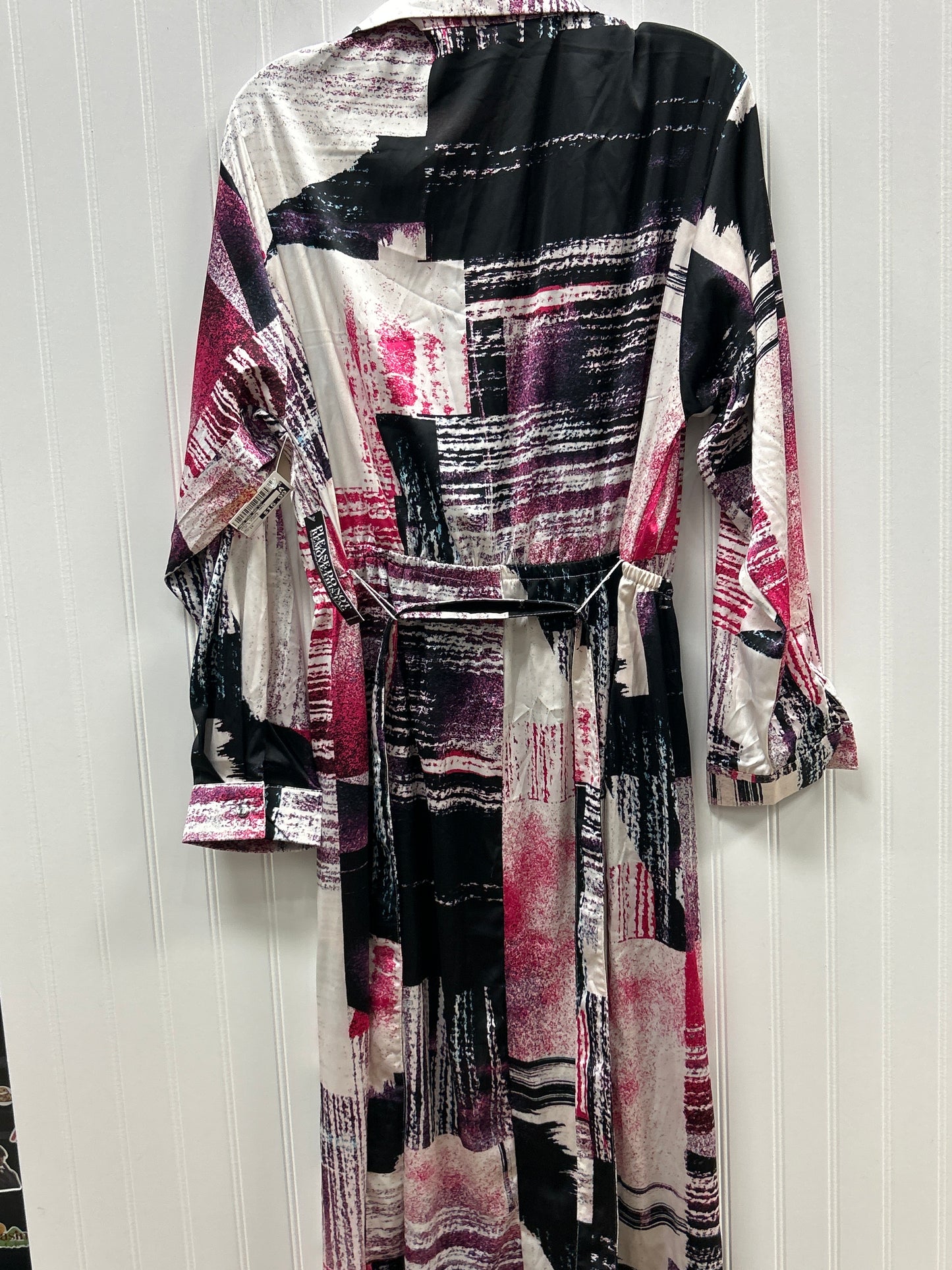 Dress Casual Maxi By New York And Co In Pink & Purple, Size:1X