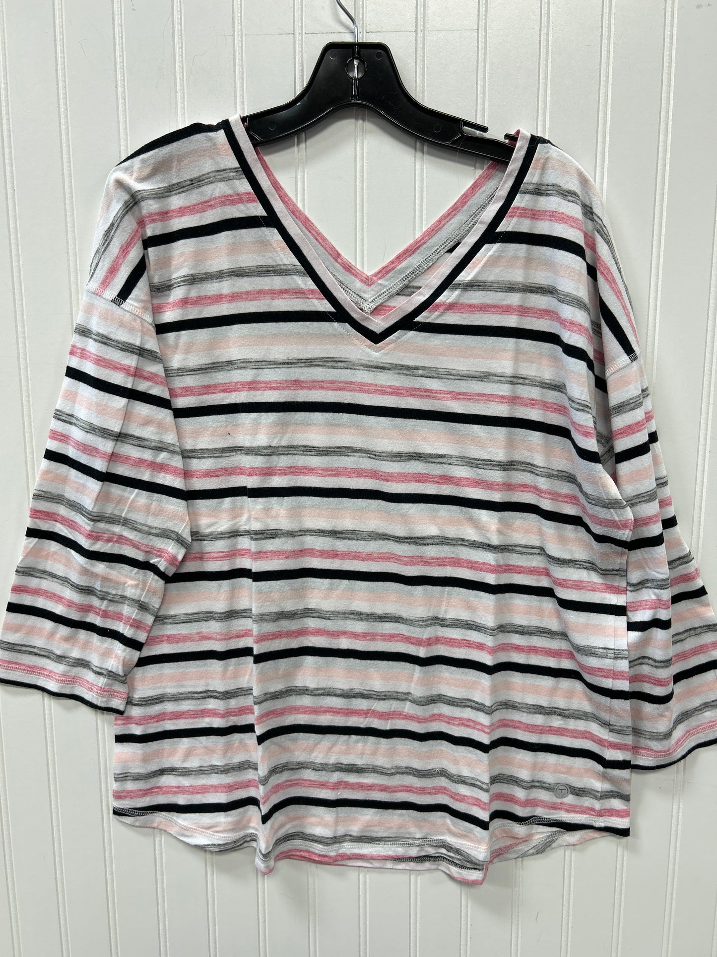 Top Ls By Talbots In Striped Pattern, Size:Xl