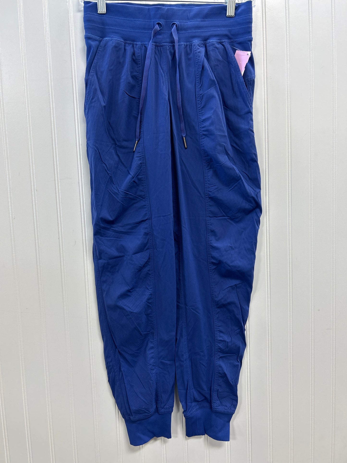 Athletic Pants By Lululemon In Blue, Size:4