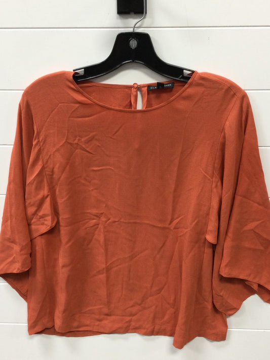 Top Ls By Eileen Fisher In Orange, Size:S