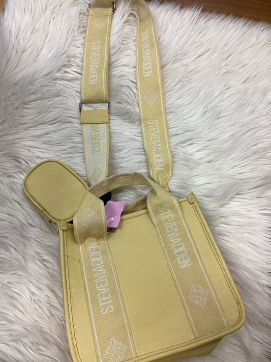 Handbag By Steve Madden In Yellow, Size:Small