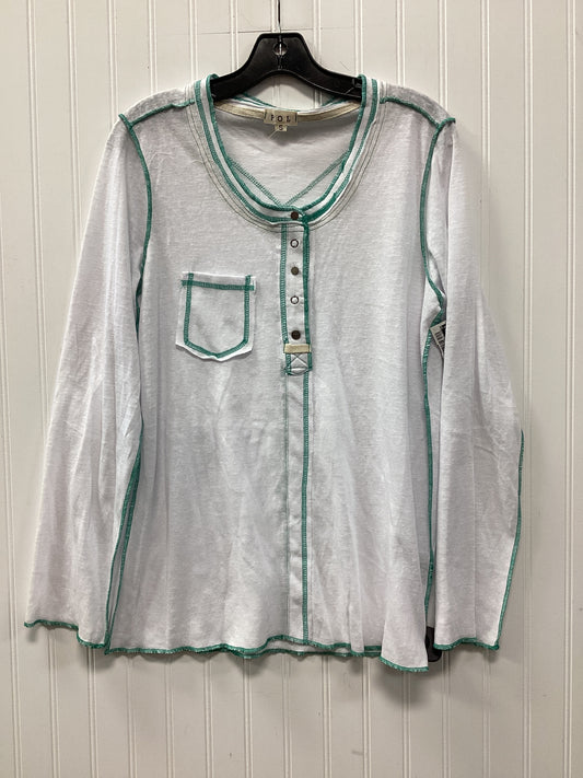 Top Ls By Pol In White, Size:S