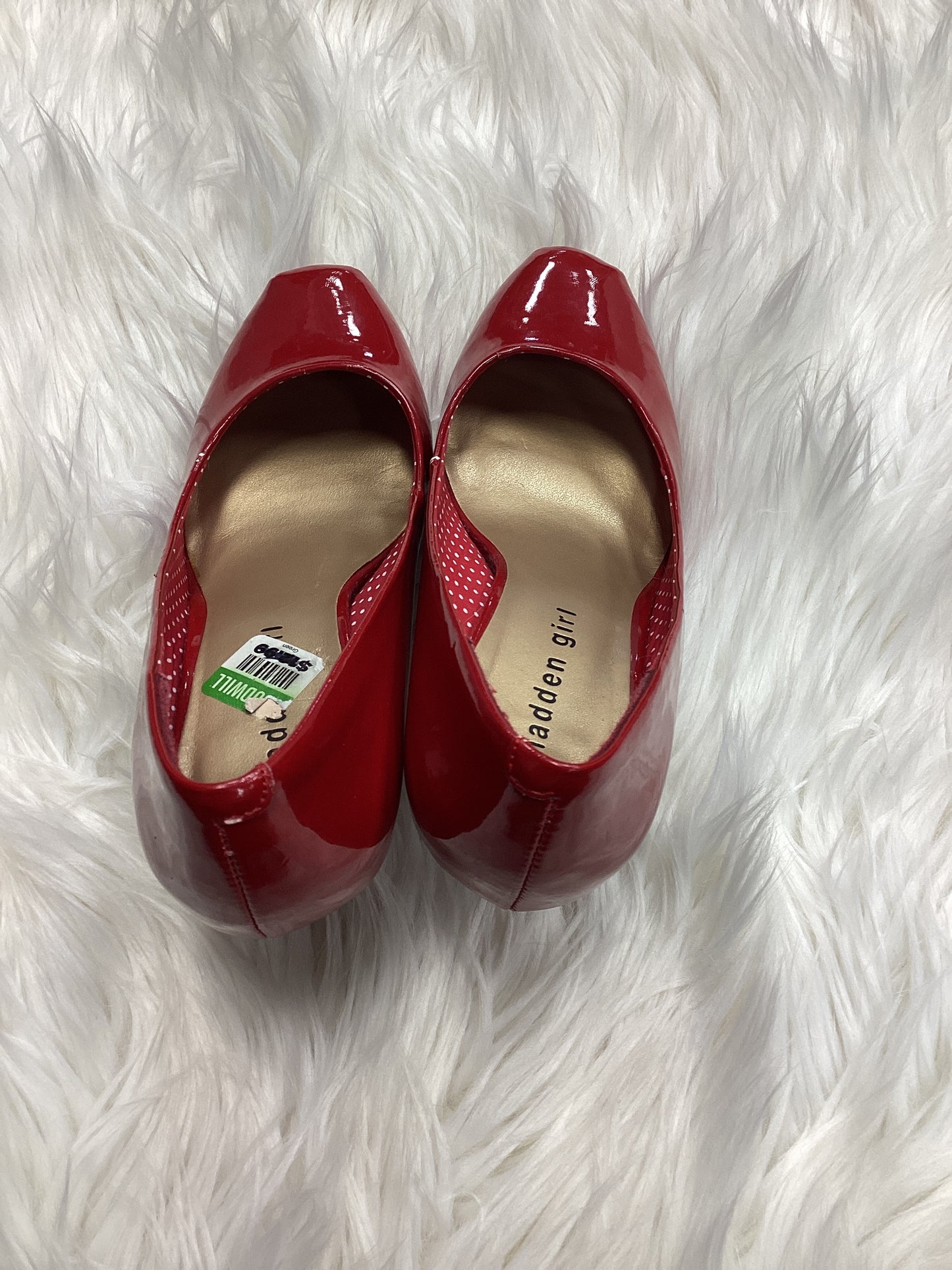 Shoes Heels Kitten By Madden Girl In Red, Size:7