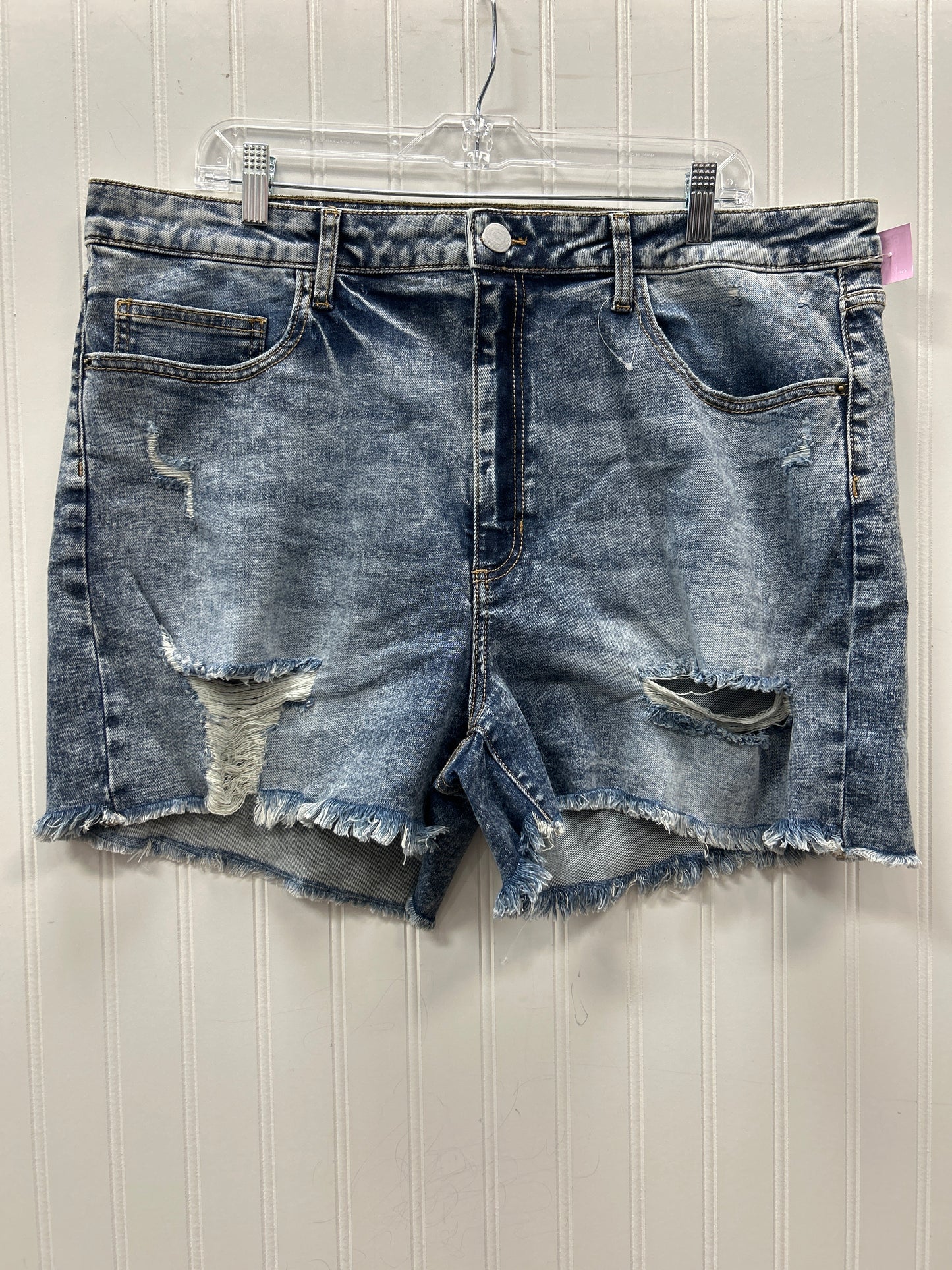 Shorts By Sneak Peek In Blue Denim, Size:3X NWT