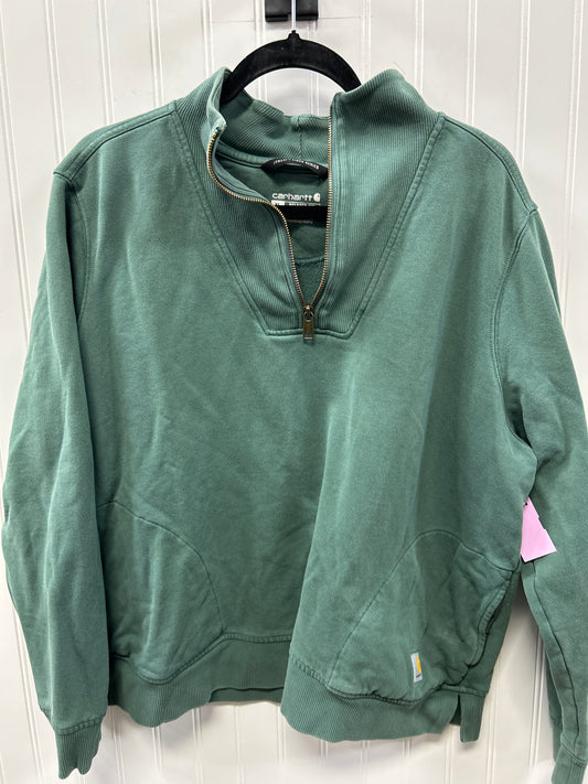 Sweatshirt Crewneck By Carhartt In Green, Size:Xl
