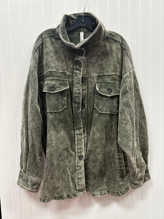 Top Ls By Zenana In Green, Size:3X