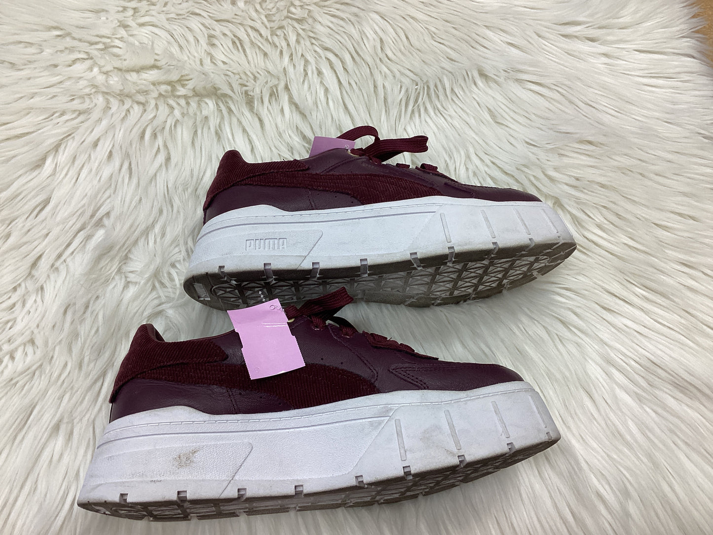Shoes Sneakers By Puma In Maroon, Size:10