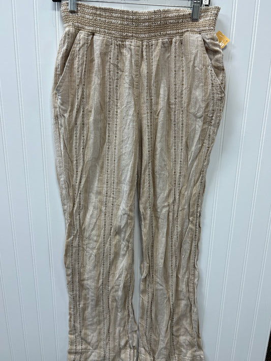 Pants Linen By Briggs In Cream, Size:M