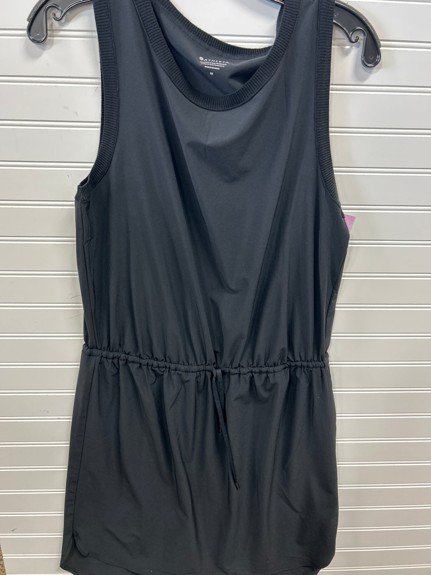 Athletic Dress By Athleta In Black, Size:M