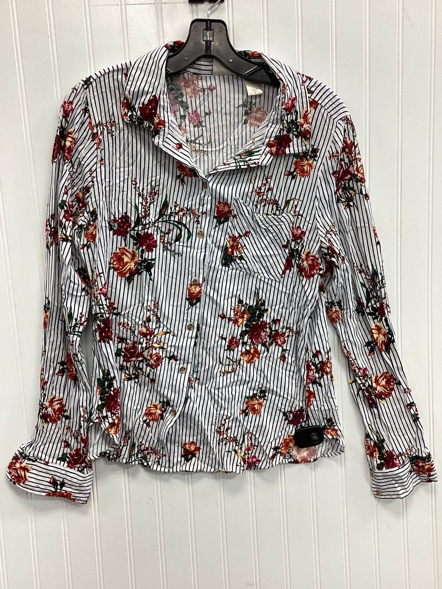 Top Ls By Daytrip In Floral Print, Size:M