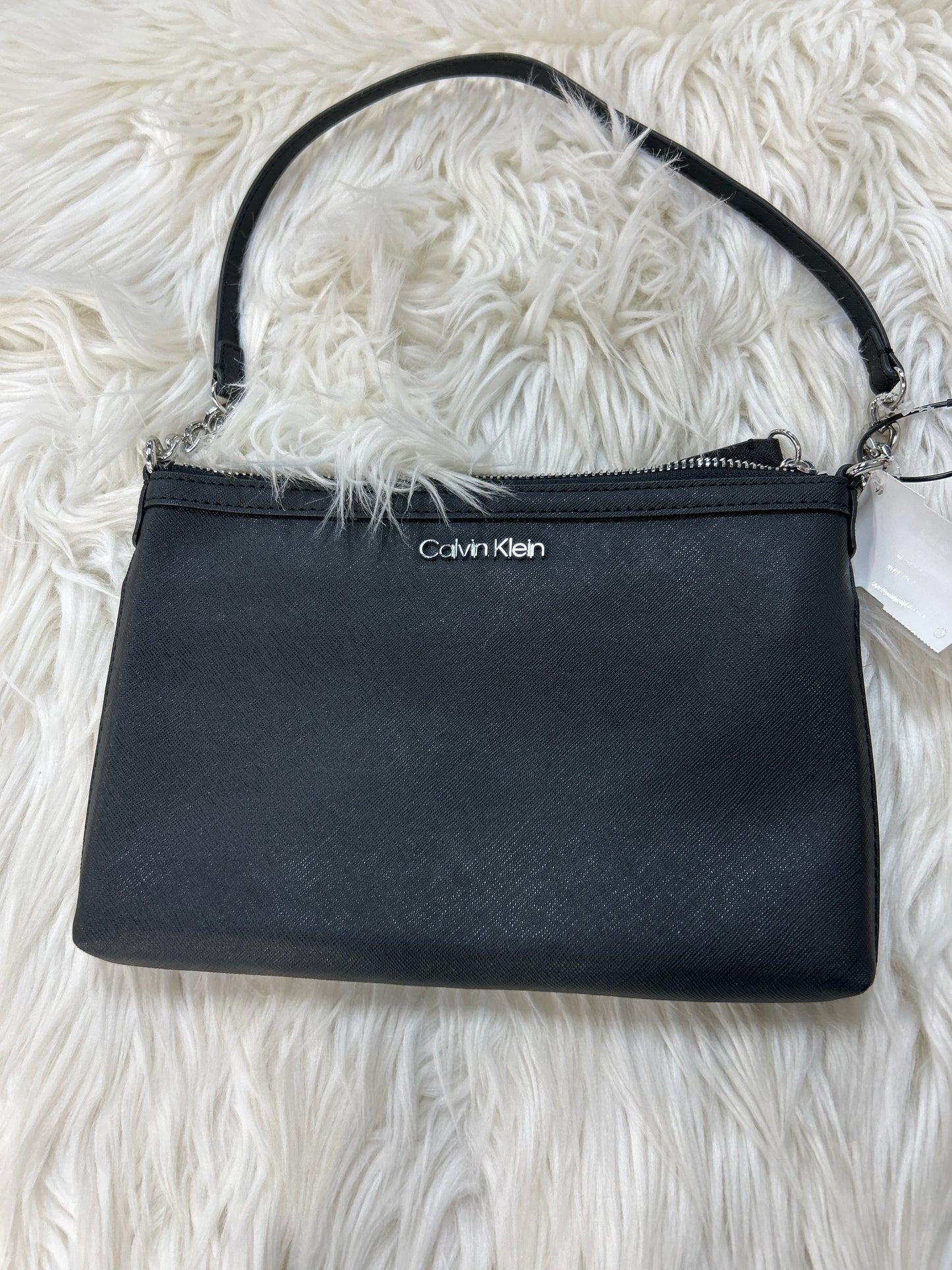 Clutch By Calvin Klein In Black, Size:Medium
