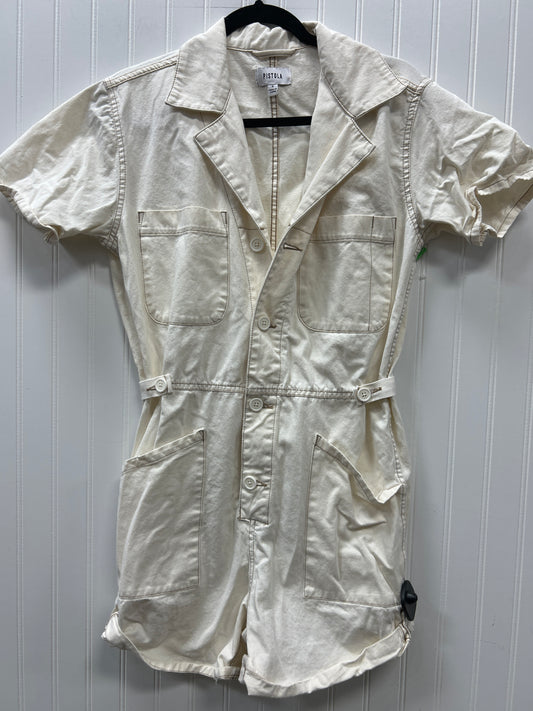Romper By Pistola In Cream, Size:S