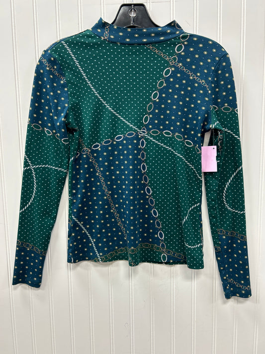Top Ls By Ann Taylor In Teal, Size:S