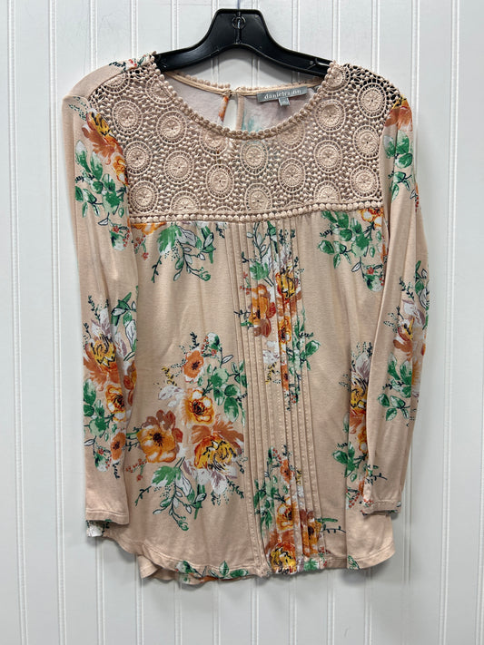 Top Ls By Daniel Rainn In Peach, Size:M