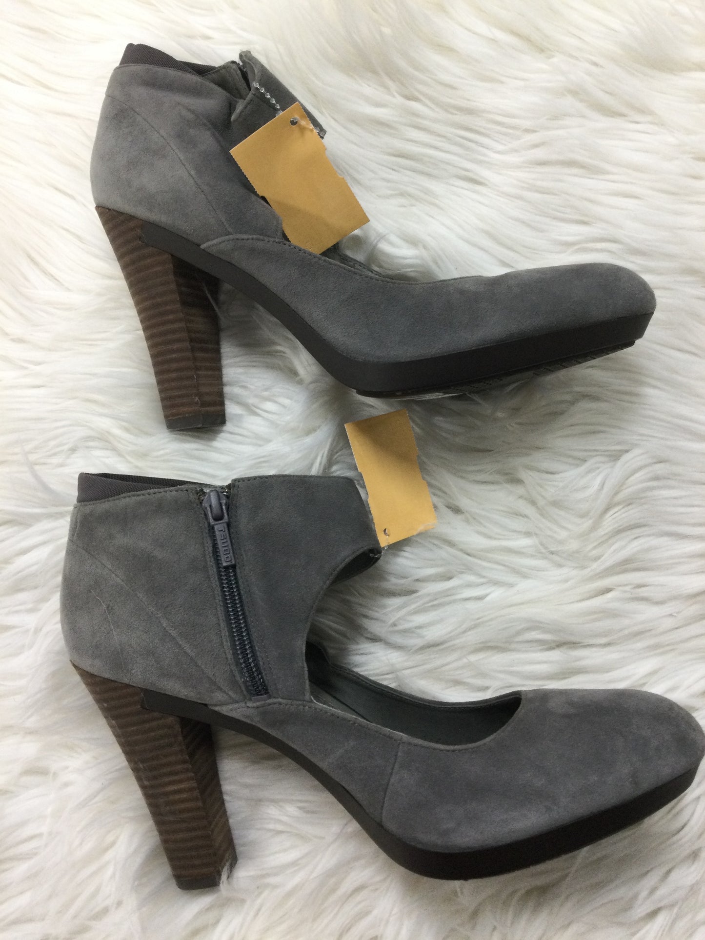 Shoes Heels Block By Cmb In Grey, Size:10