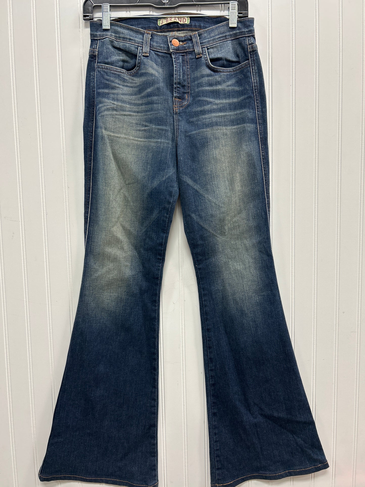 Jeans Flared By J Brand In Blue, Size:4