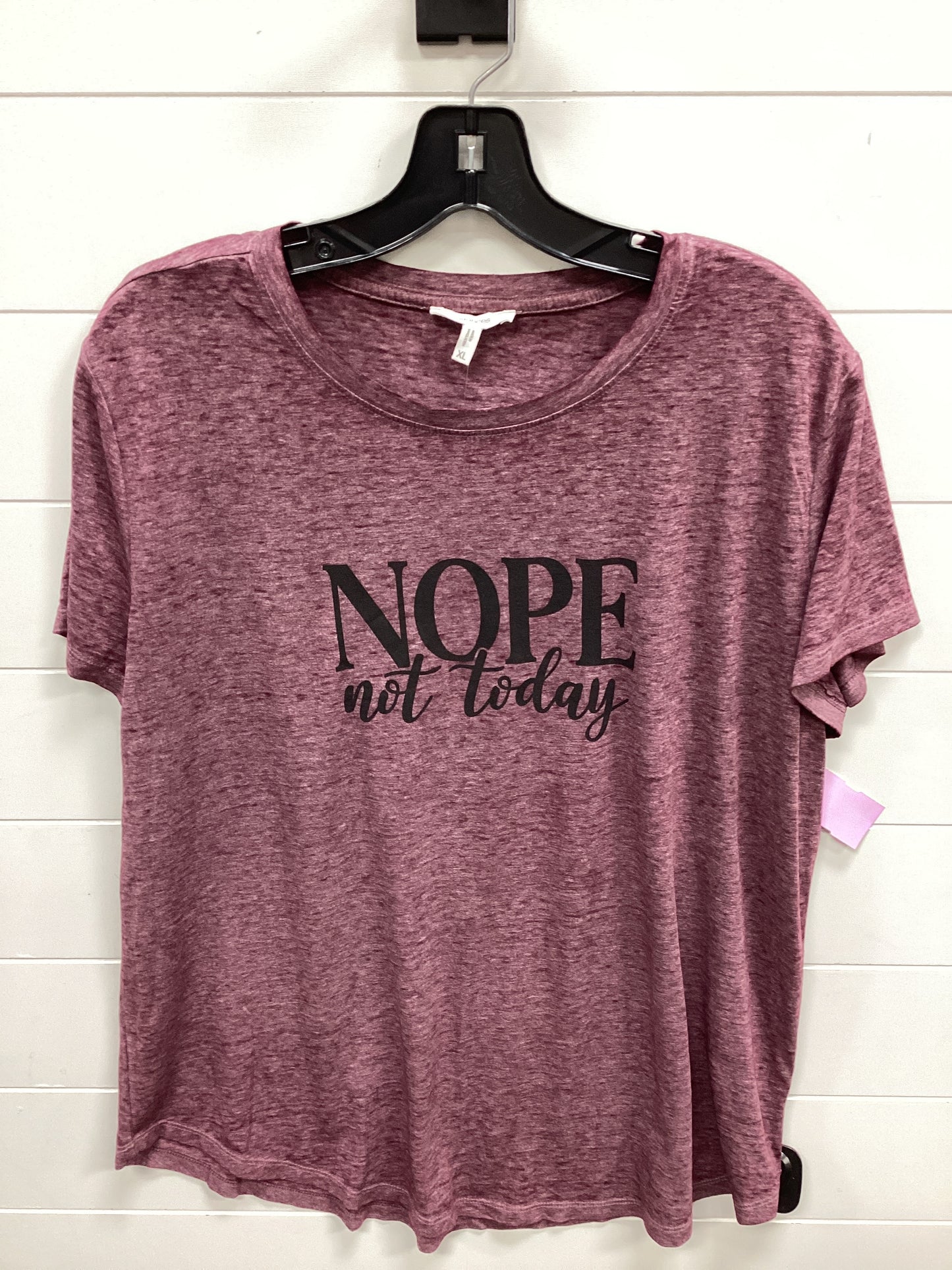 Top Ss By Maurices In Purple, Size:Xl