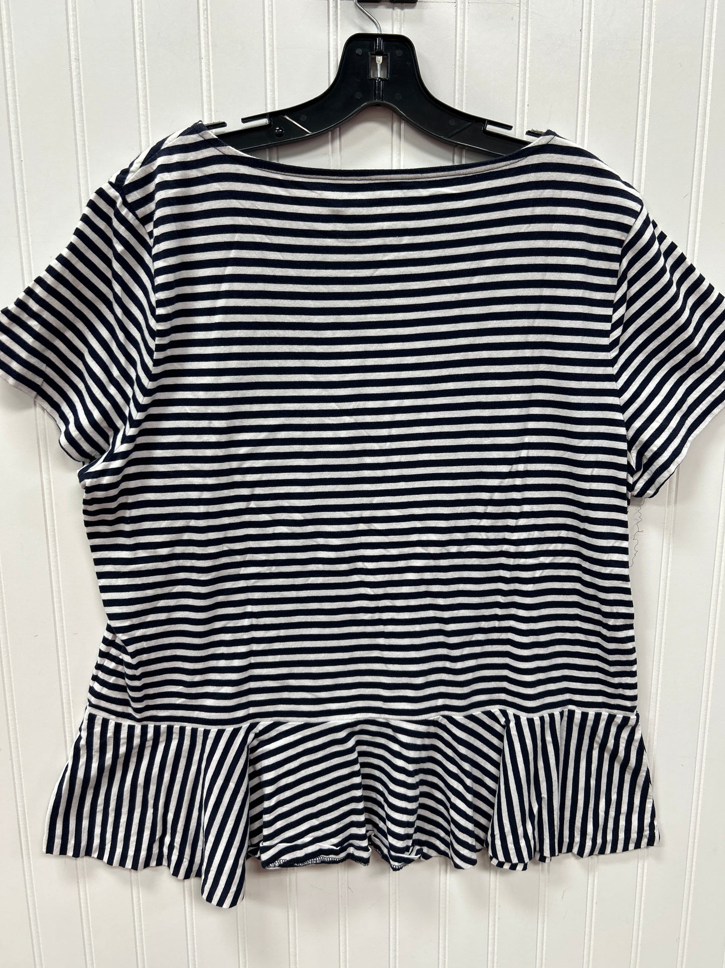 Top Ss By Talbots In Blue & White, Size:Xl