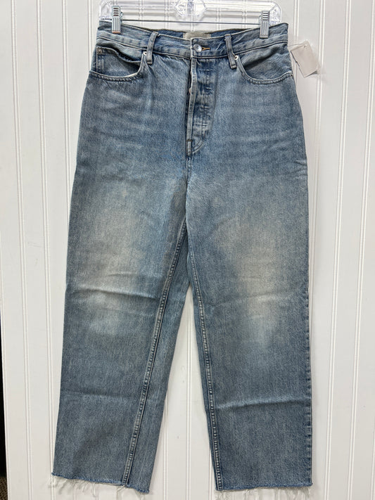 Jeans Straight By Everlane In Blue Denim, Size:6