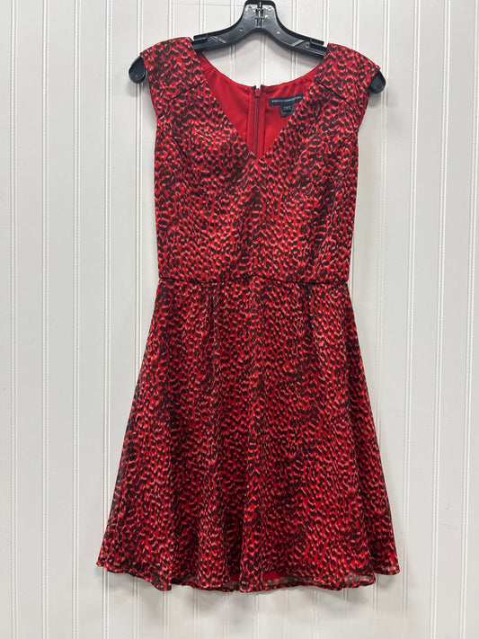 Dress Casual Midi By French Connection In Red, Size:20
