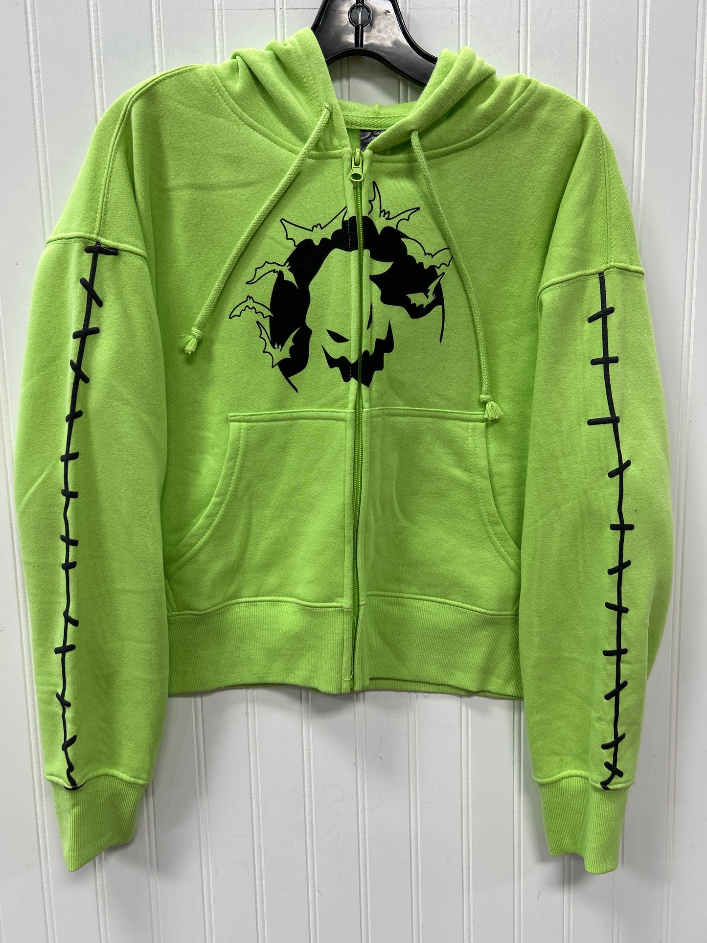Sweatshirt Hoodie By Disney In Green, Size:M
