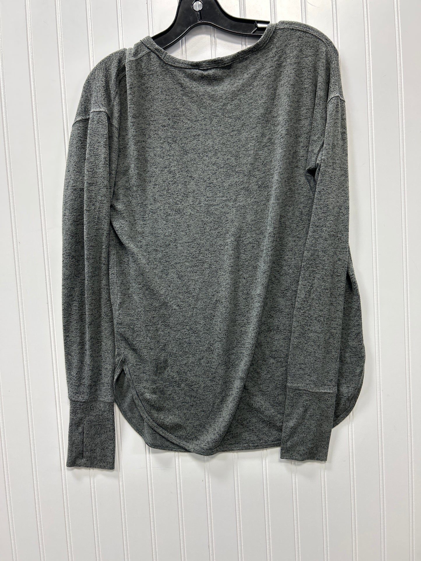 Athletic Top Ls Collar By Athleta In Grey, Size:S