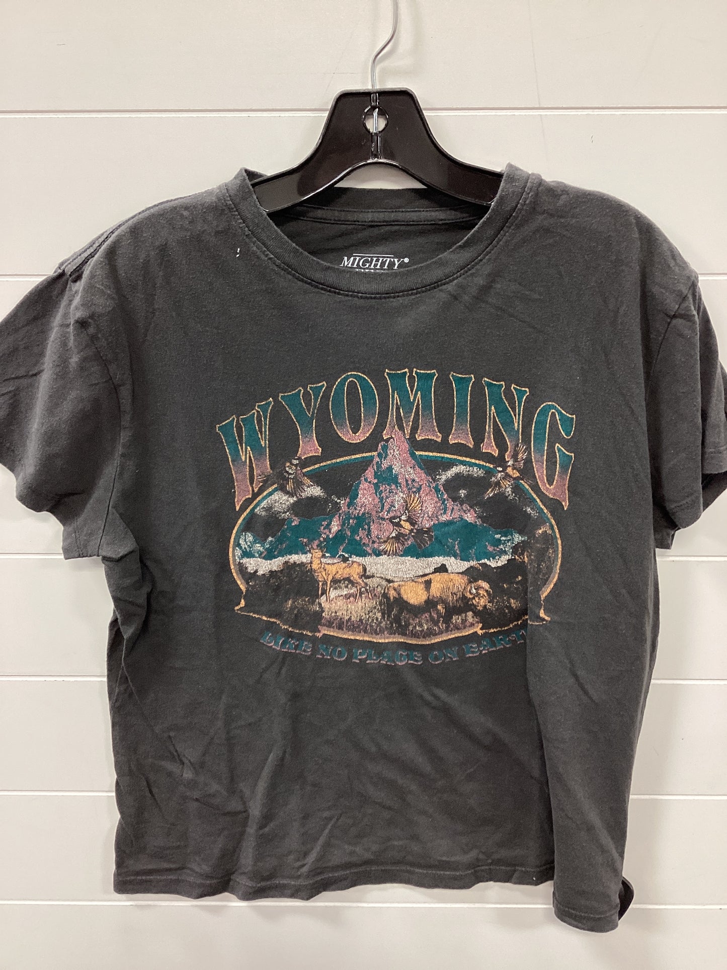 Top Ss By Mighty Fine In Grey, Size:M