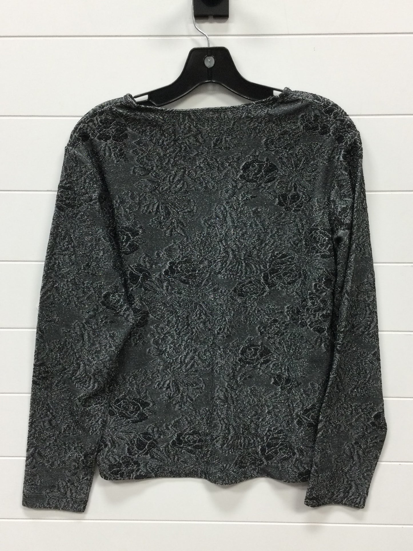 Top Ls By Laura Ashley In Grey, Size:M