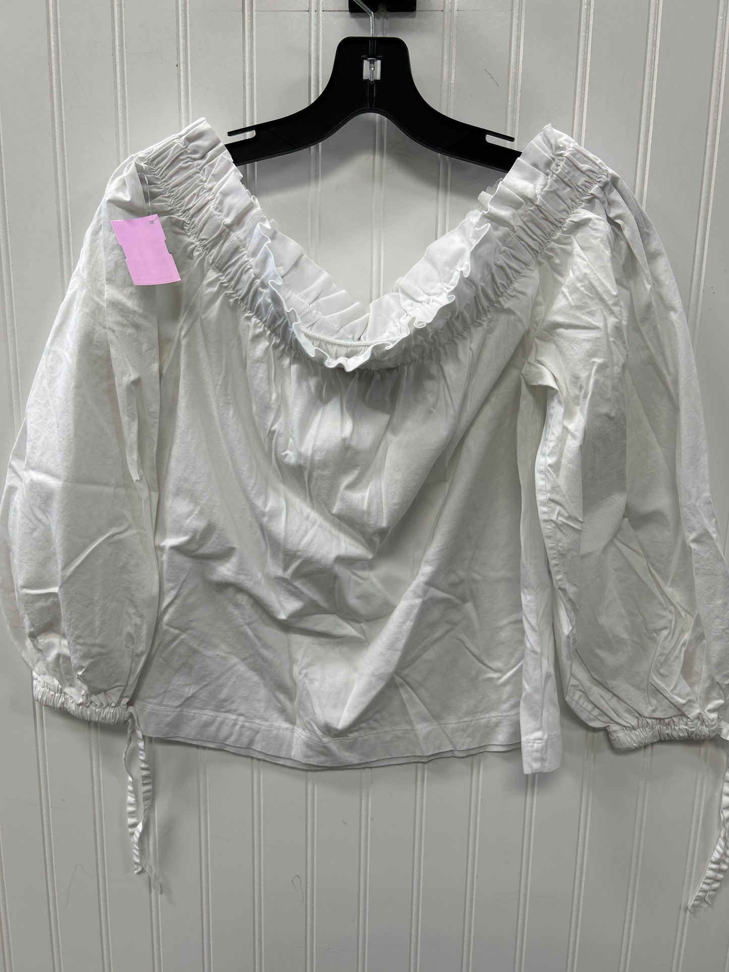 Top Ls By Banana Republic In White, Size:M