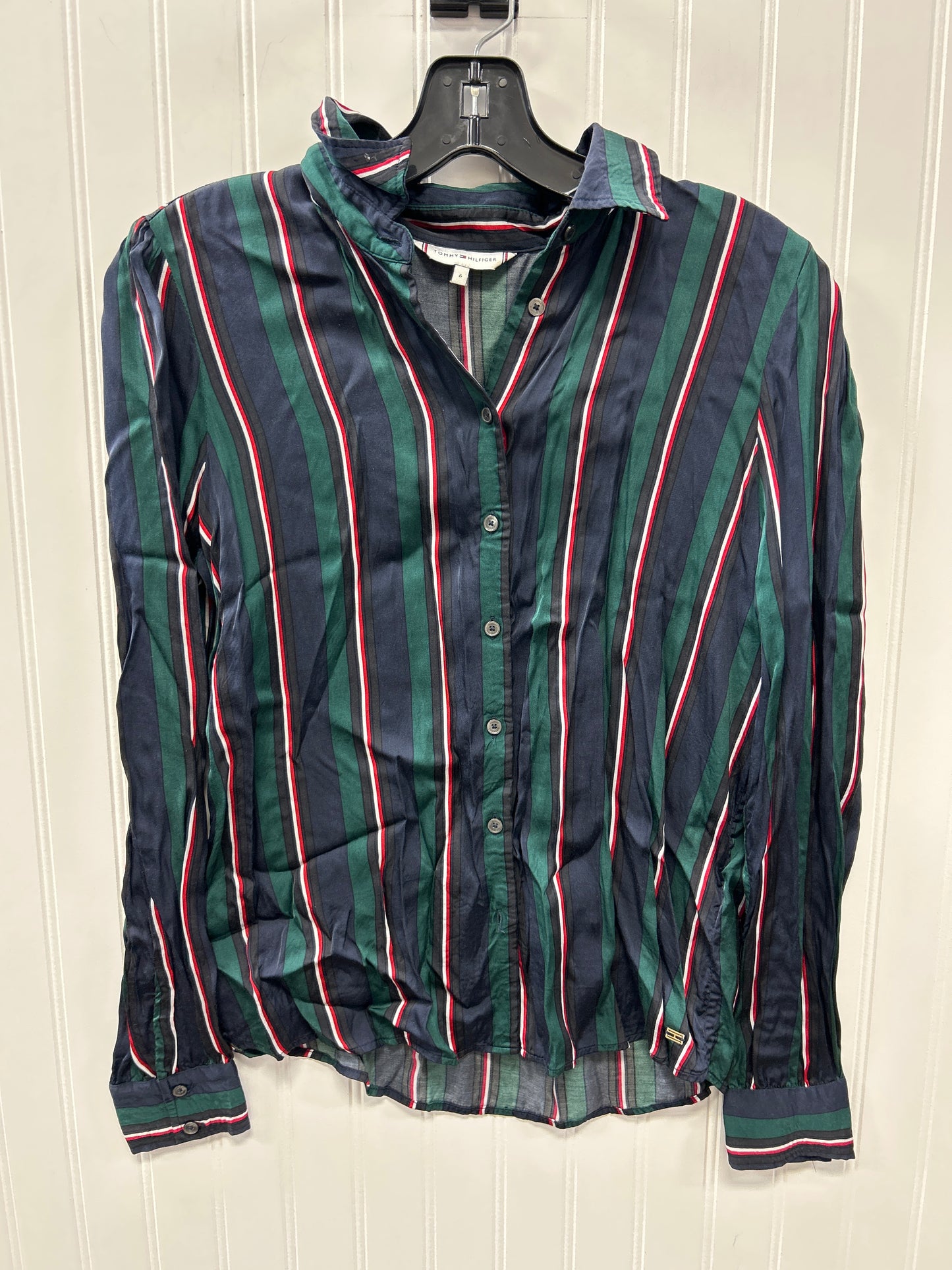 Top Ls By Tommy Hilfiger In Blue & Green, Size:S
