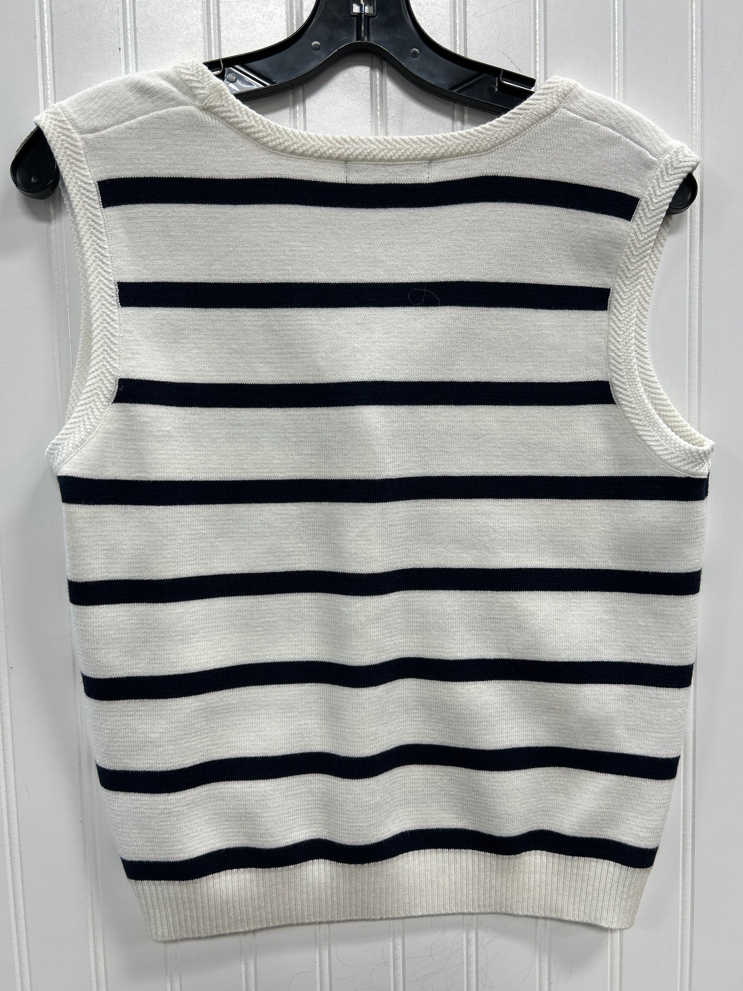 Top Sleeveless By Adrianna Papell In White, Size:S