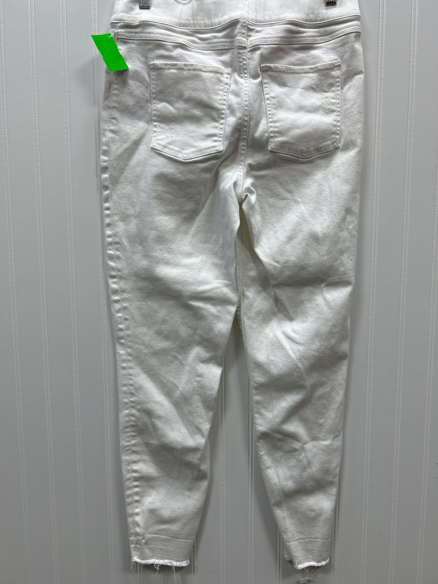 Jeans Skinny By Spanx In White Denim, Size:L