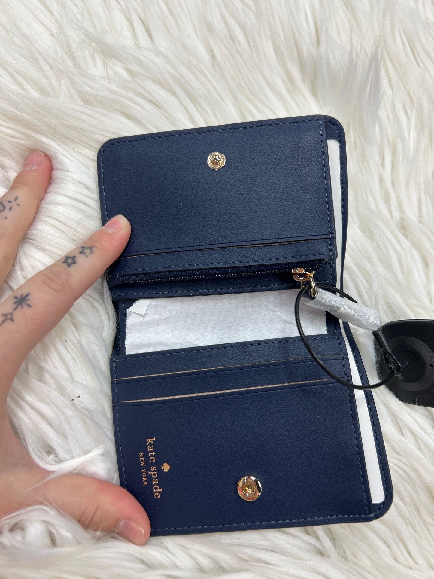 Wallet Designer By Kate Spade In Blue, Size:Small NEW