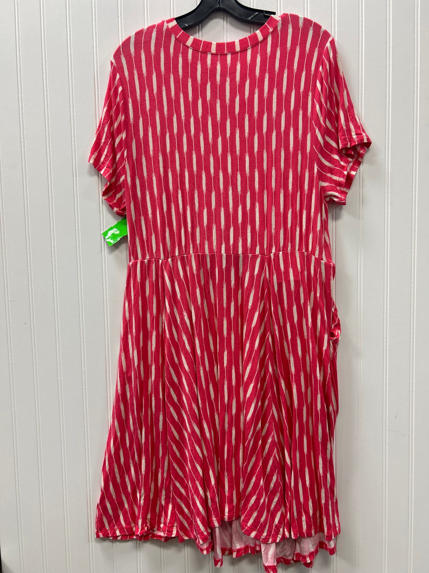 Dress Casual Midi By Torrid In Pink, Size:2X