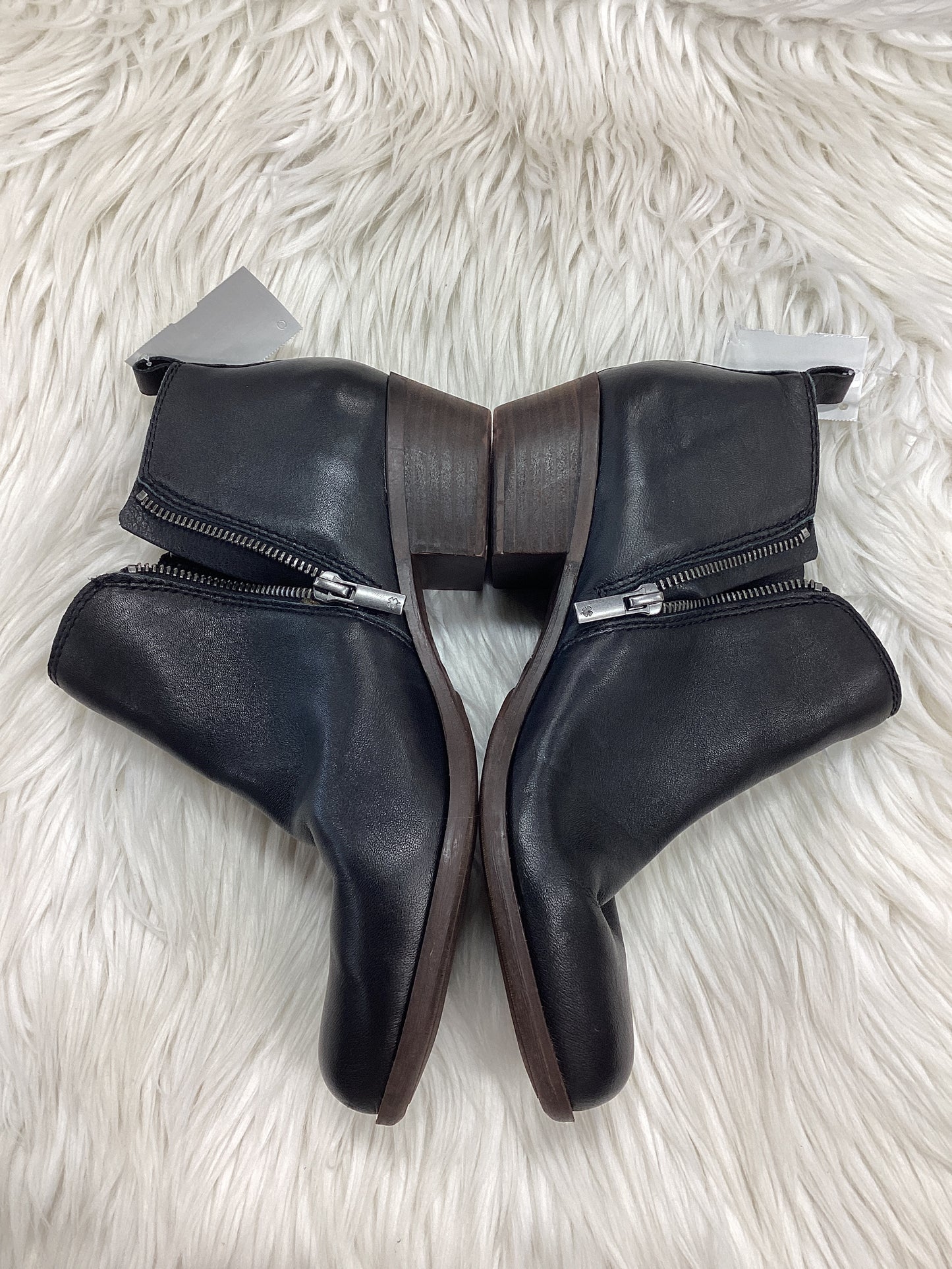 Boots Ankle Flats By Lucky Brand In Black, Size:9