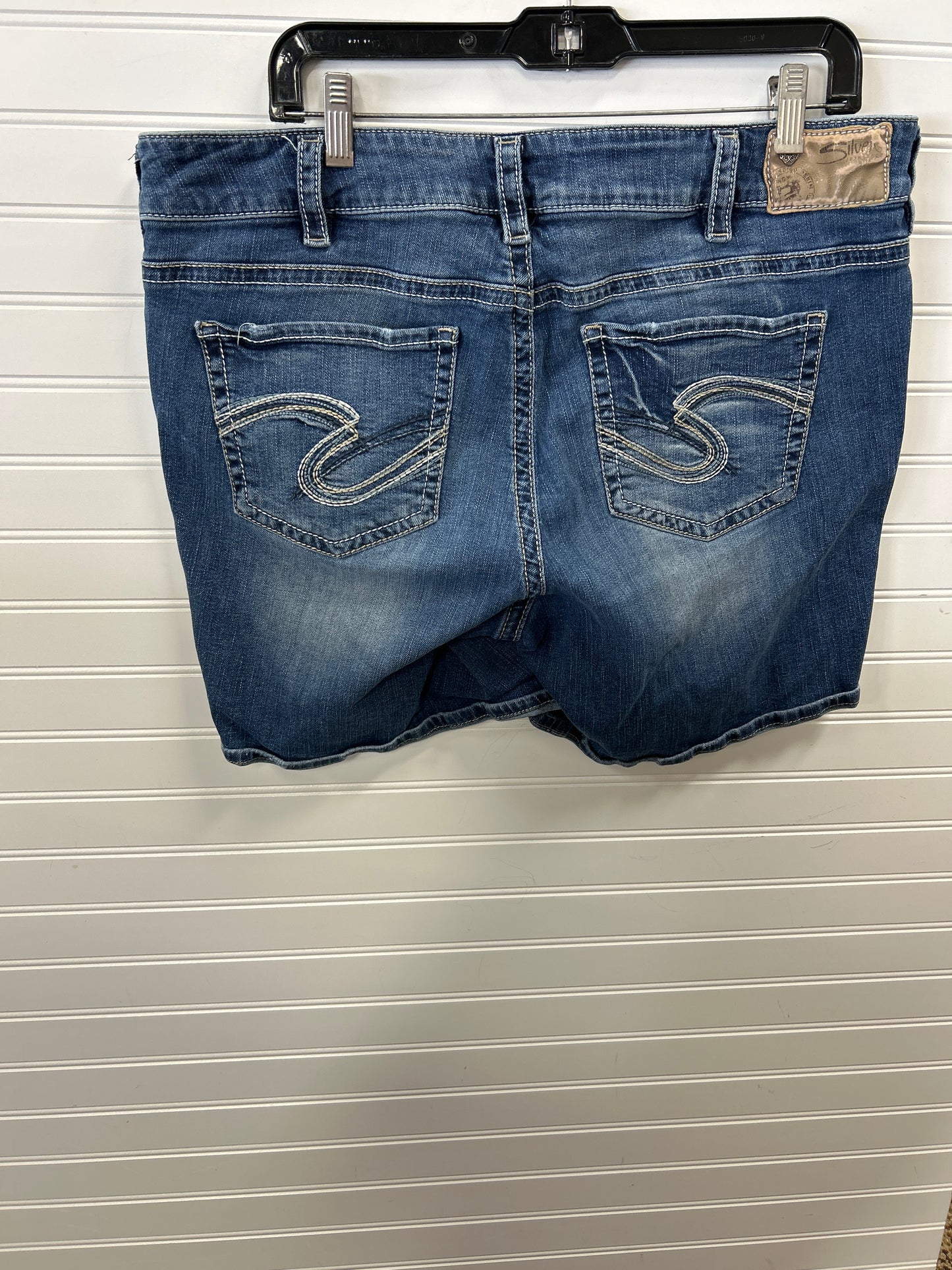 Shorts By Silver In Blue Denim, Size:16