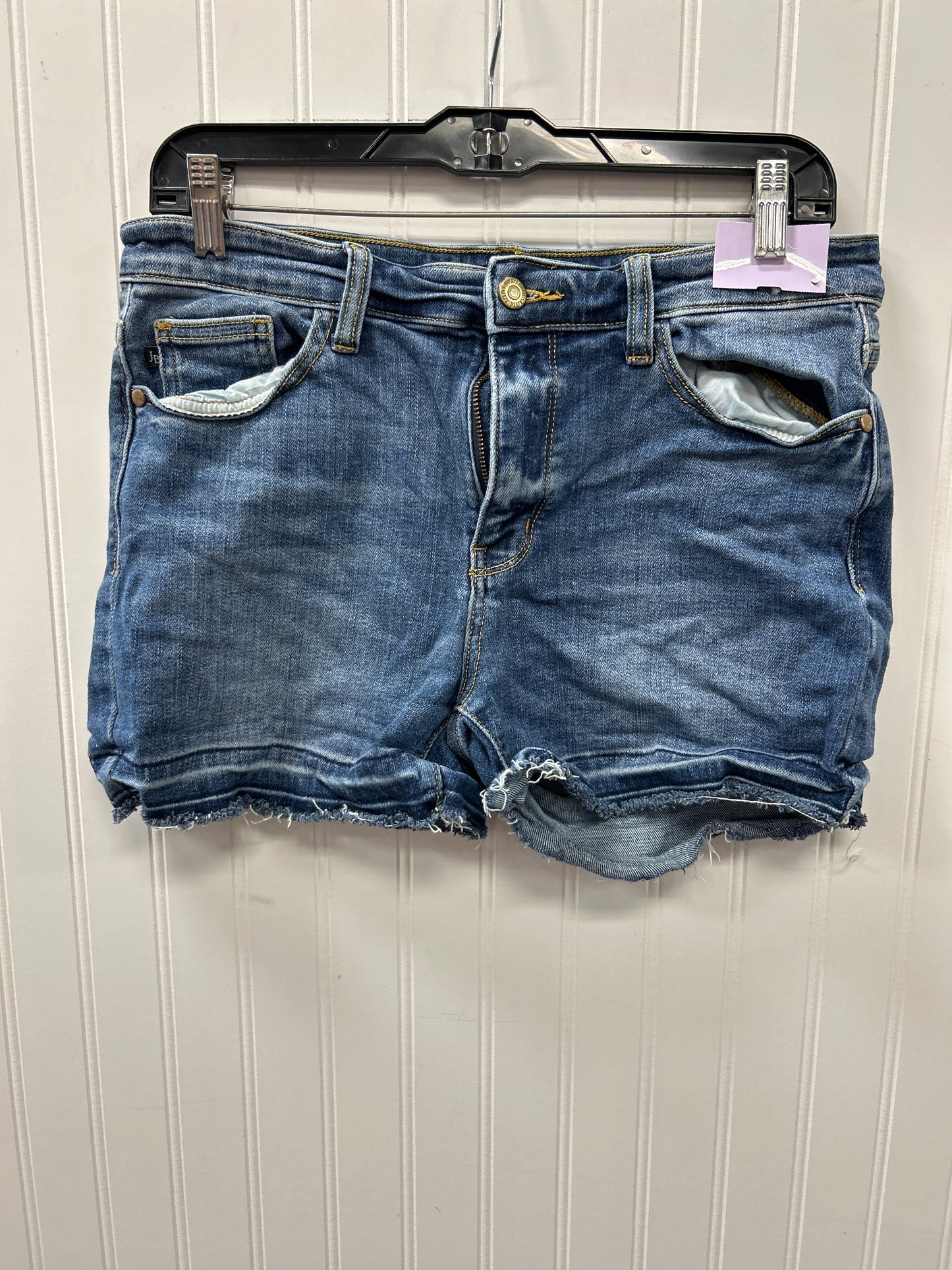 Shorts By Judy Blue In Blue Denim, Size:L