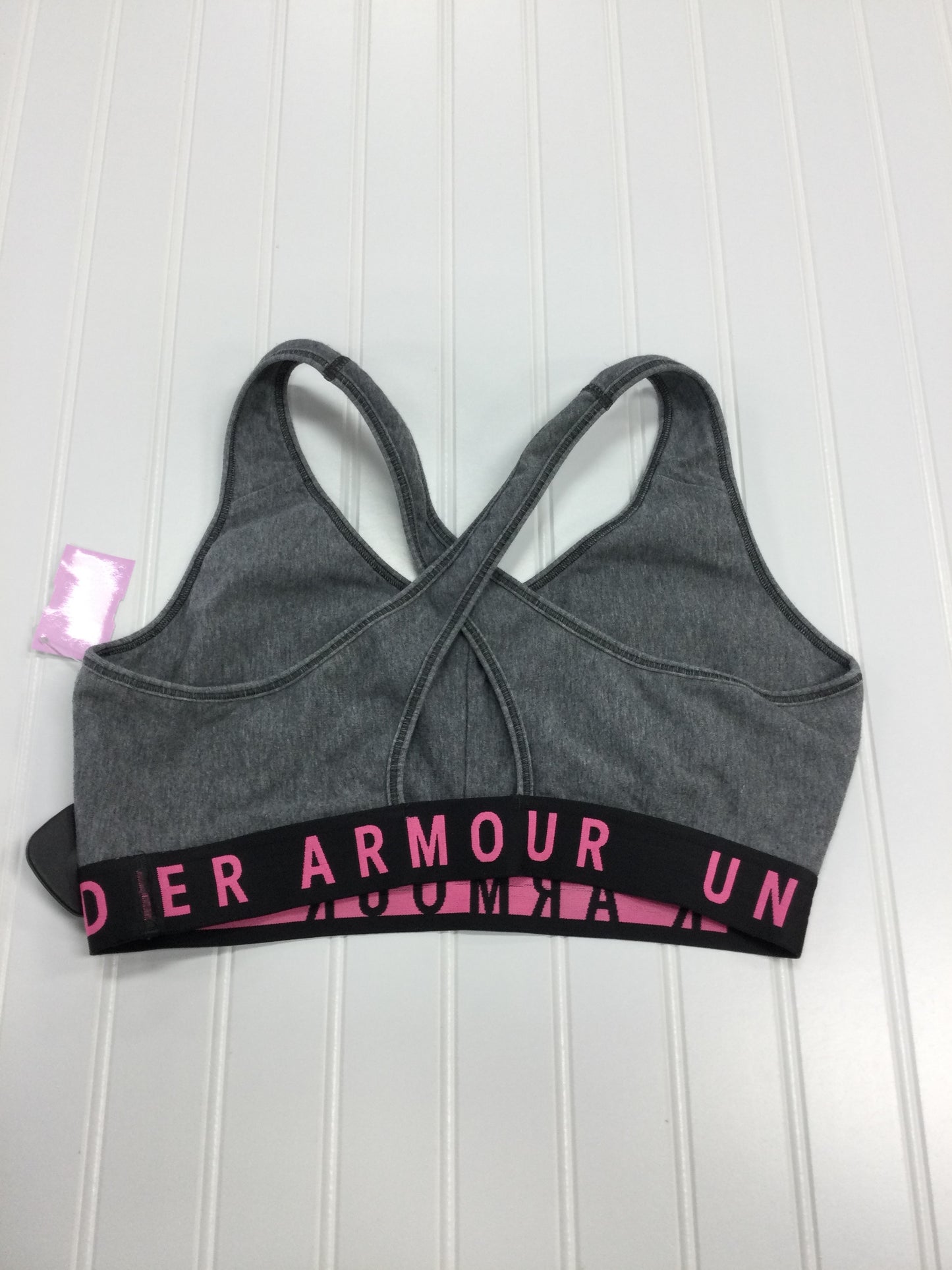 Athletic Bra By Under Armour In Grey, Size:L